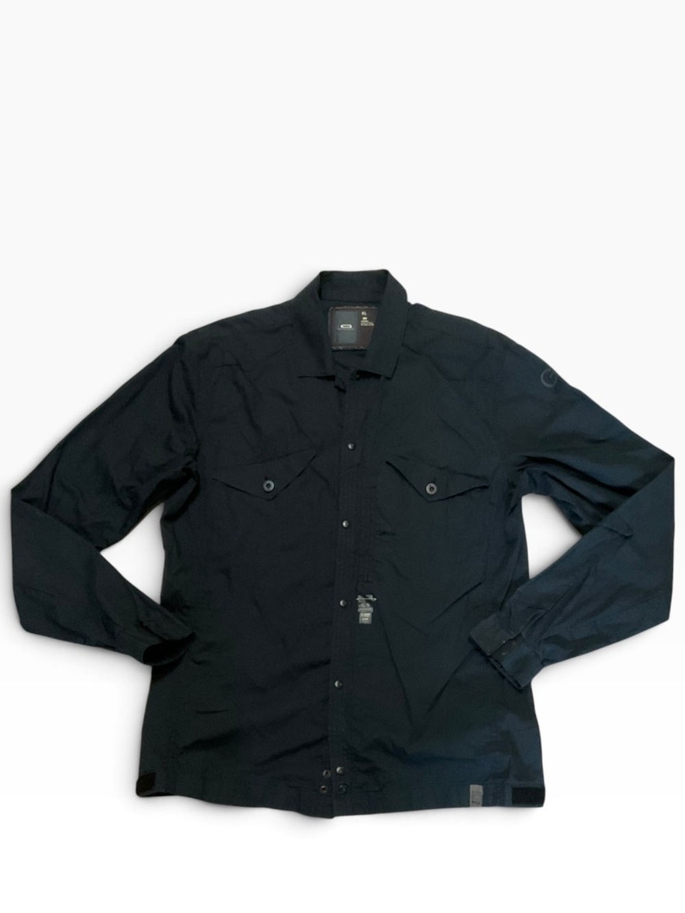G-Star Raw Utility Button Down Shirt Size XL Black Cotton Long Sleeve